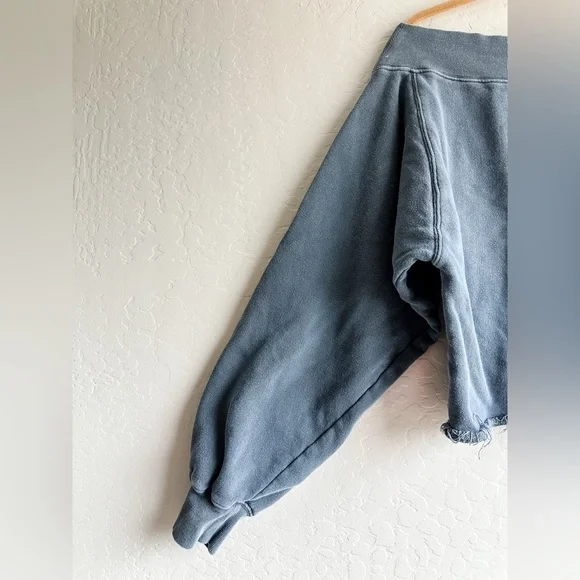 FREE PEOPLE We The Free Bri Pullover Sweater Charcoal - Medium - Picture 5 of 10